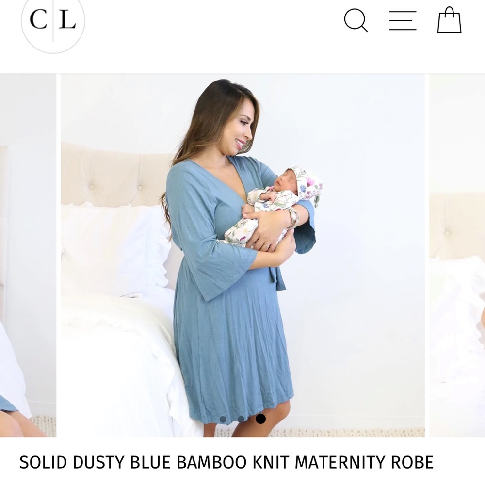 Maternity nursing robe